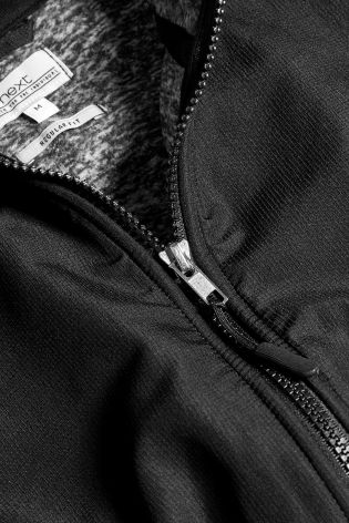 Grey Zip Through Fleece Jacket